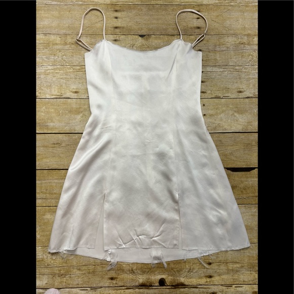 ARE YOU AM I Dresses & Skirts - Are You Am I silk mini dress with adjustable straps.